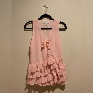 Blush Pink Banana Republic Blouse